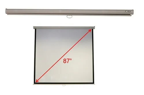 ECRAN VIDEOPROJECTEUR ACER M87-S01MW 70 (1:1) 178x181cm