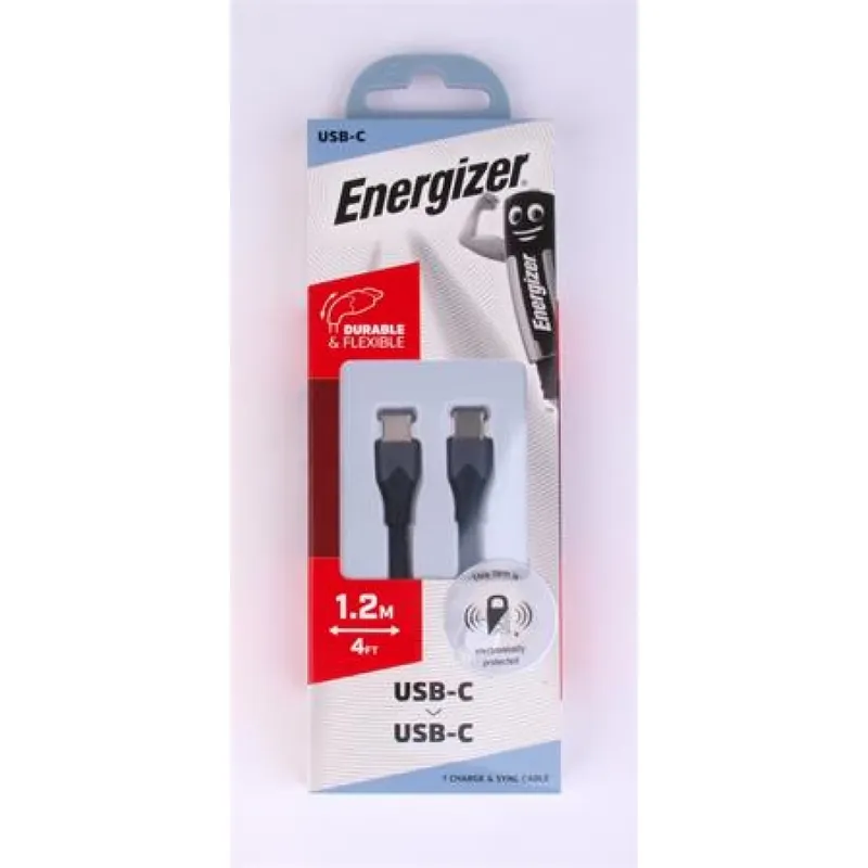 Energizer CABLE USBC-C bicolor 1.2M Bl