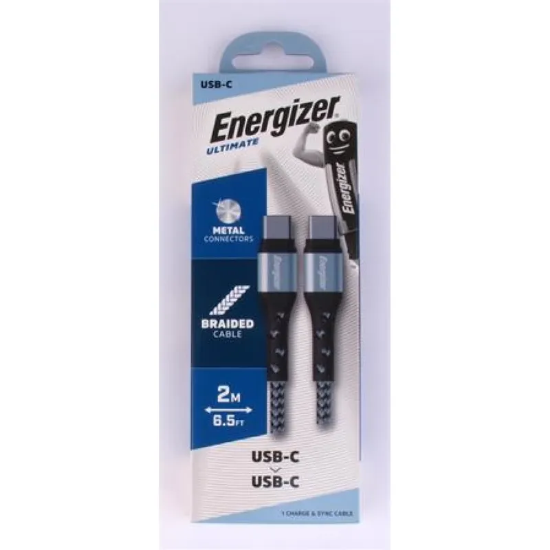 Energizer CABLE USBC-C TRESSE 2M Ar