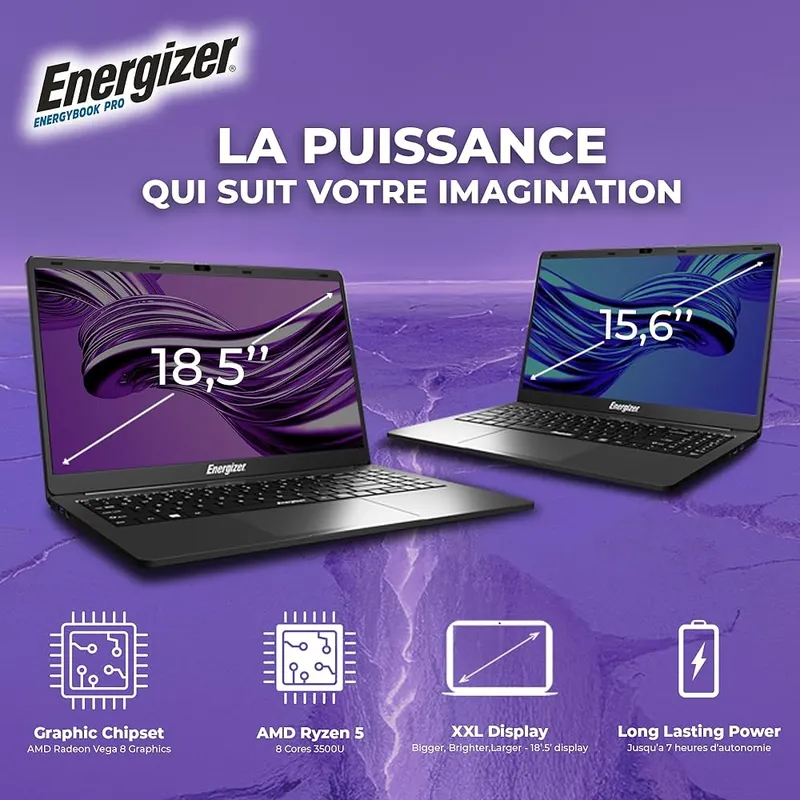 ENERGIZER Laptop L15-R35-164AZ 15,6 FHD AMD R5-3500U 16/512Go W11
