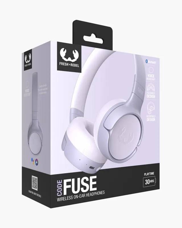 FRESH N REBEL - Code Fuse - Wireless on-ear headphones - Dreamy Lilac
