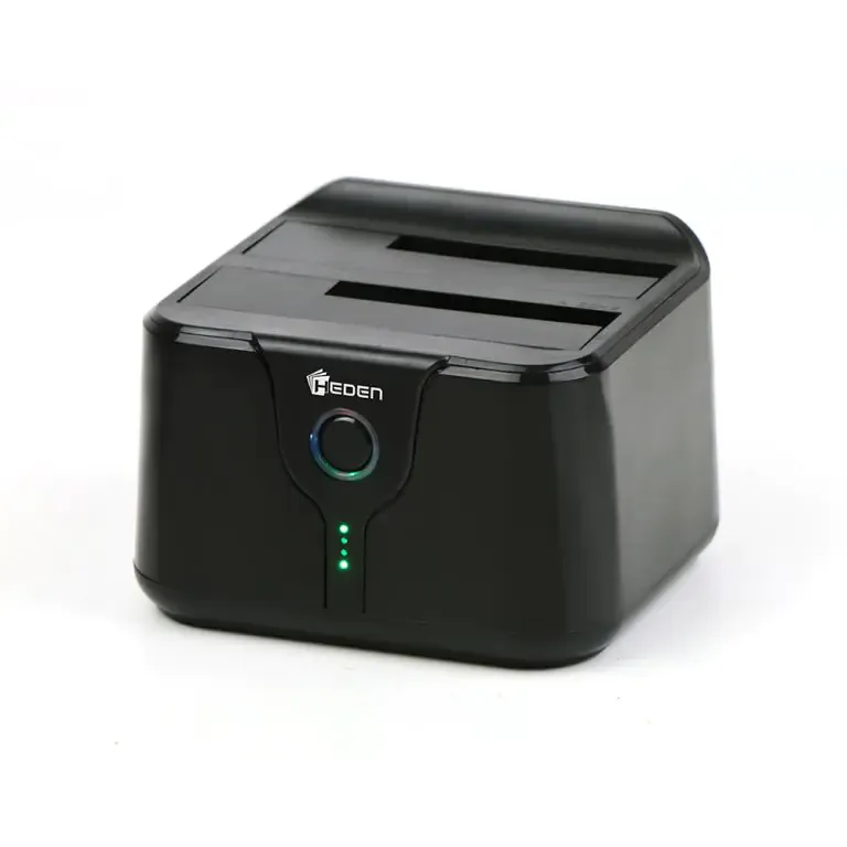 HEDEN Dock DUAL pour 2 disques SATA 3,5''/2,5'' USB3.0 +Clonage