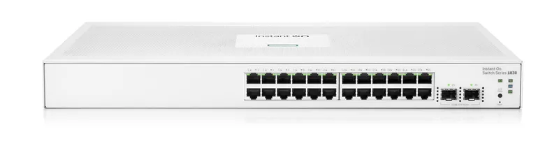 HPE Networking Instant On 1830 Switch 24p Gigabit 2p SFP