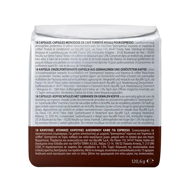 ILLY CAFE CAPS. IPSO HOME ARABICA SEL. GUATEMALA / x 18