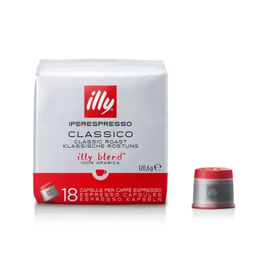 ILLY CAFE CAPS. IPSO HOME CLASSIQUE / x 18