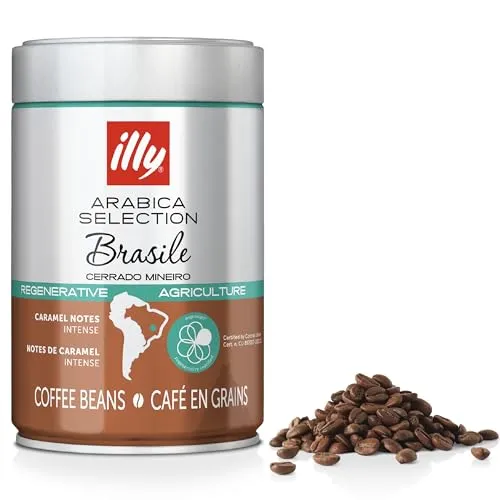 ILLY CAFE EN GRAINS ARABICA Sélect. Brésil 250g CERIFIE REGENERAGRI