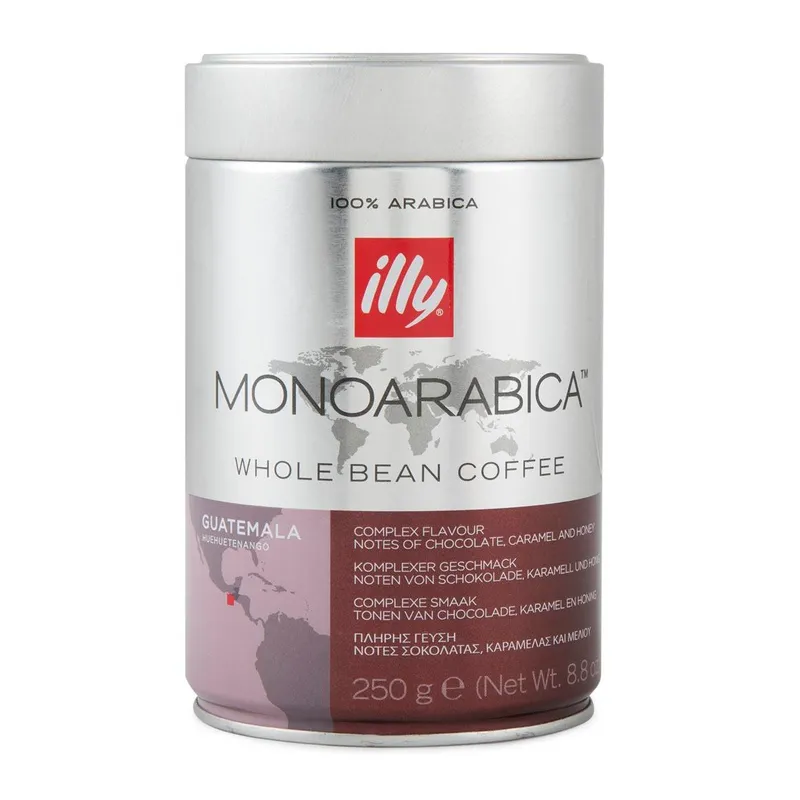 ILLY CAFE EN GRAINS ARABICA.sélection GUATEMALA 250G