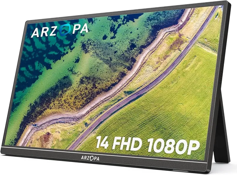 IPS 14,0 ARZOPA A1S Portable FHD ALU HDMI/USB-C Gris