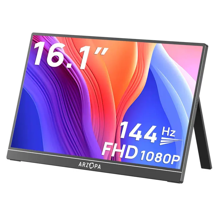 IPS 16,1 ARZOPA Z1FC Portable ALU FHD 144Hz HDMI/USB-C +Etui Gris
