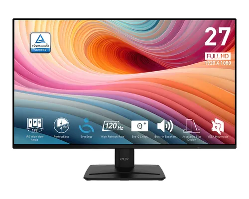 IPS 27 wide MSI Pro MP271A 4ms FHD 120Hz VGA/HDMI/DP +HP 2Y