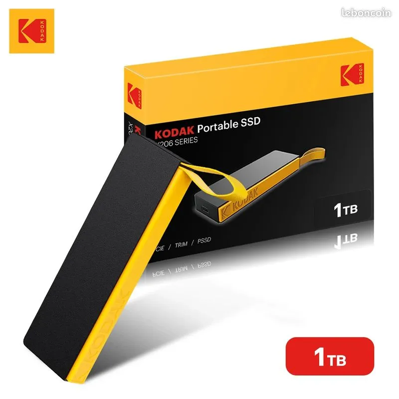 KODAK X206 1To SSD Externe USB-C comp. PC/Mac (TCP 6€ incl.)