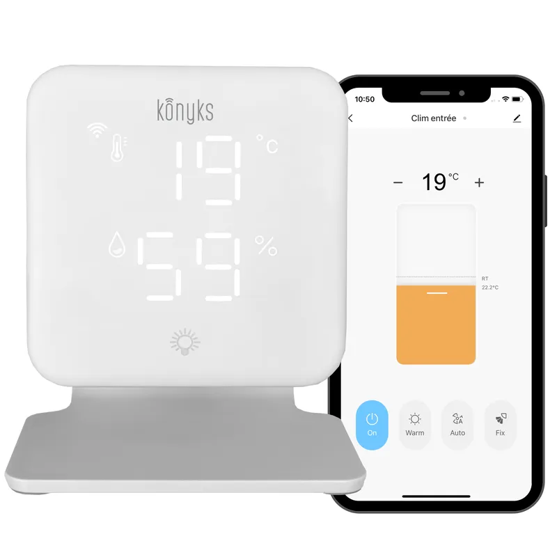 KONYKS CLIMPAC-Thermostat connecté pour Climatisations et PAC Air Air