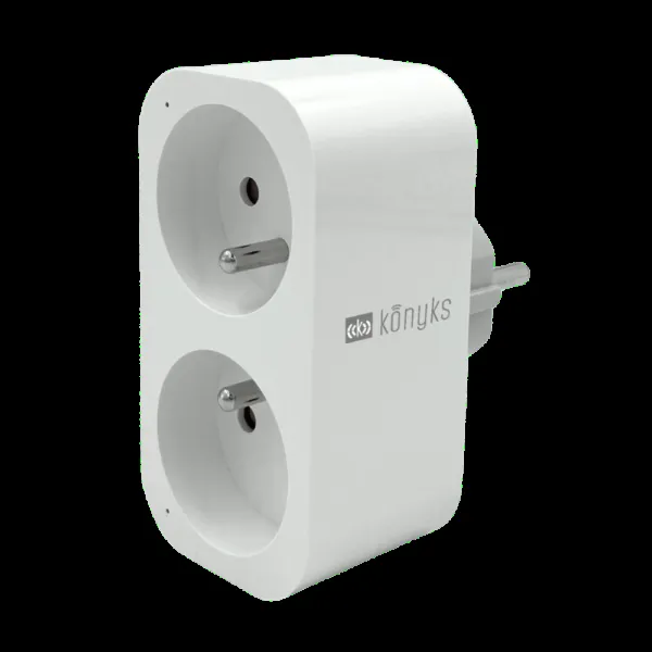 KONYKS PRISKA DUO FR-Double Prise Wi-Fi/BT, format FR, 16A