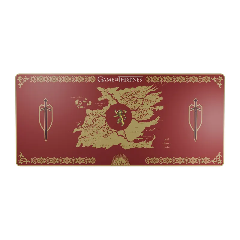 Lexip — Tapis de souris de jeu Rouge Hbo Game of Thrones - Lannist