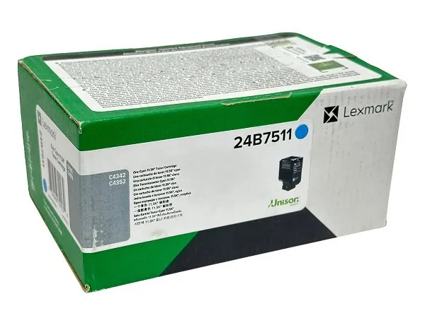 Lexmark Cartouche de toner cyan 11 500p - C4342