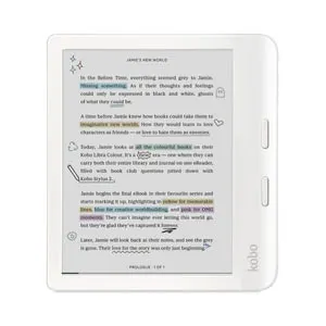 Liseuse KOBO Libra Couleur 7 32Go WiFi/BTO/USB-C Blanc