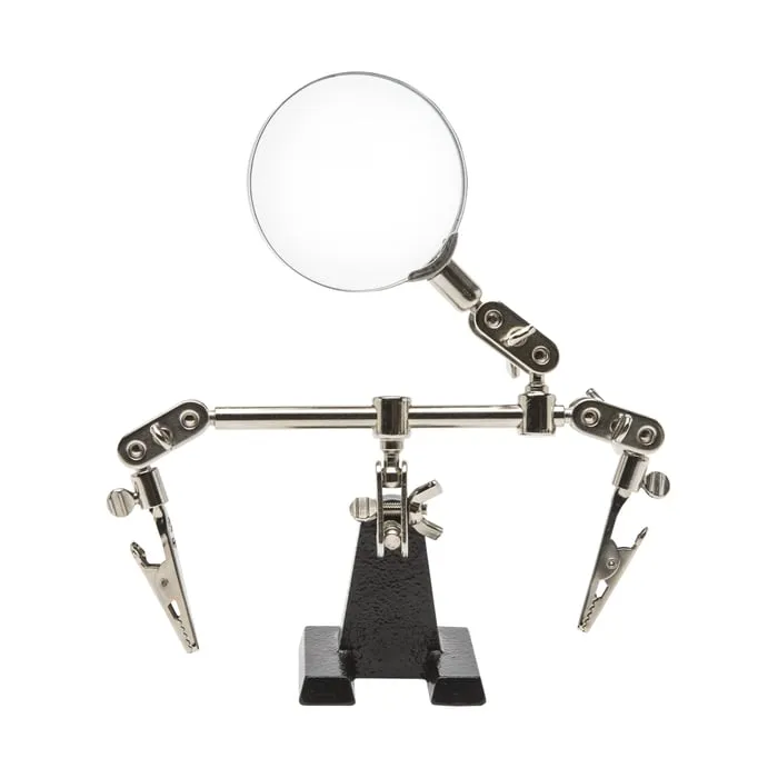 Loupe / Lampe LED FixPoint / Goobay pour poste à souder avec support