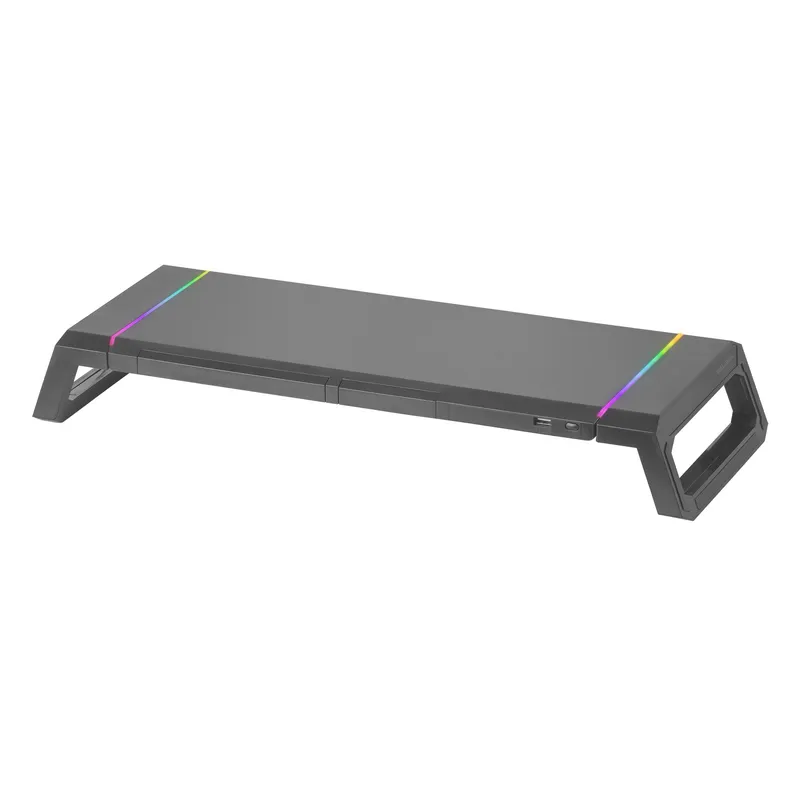 Mars Gaming REHAUSSEUR D'ECRAN +Support Tab/Tél. RGB MGS-ONE (Noir)