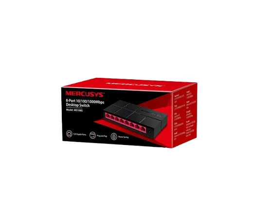 Mercusys MS108G 8-Port 10/100/1000Mbp
