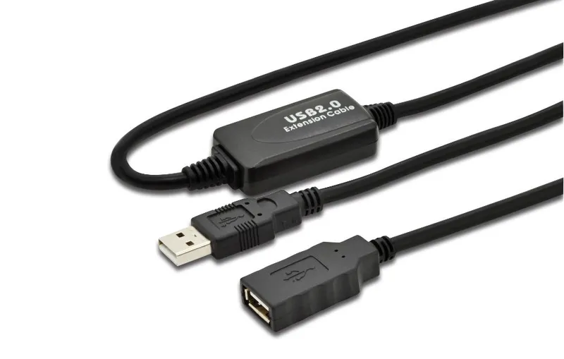 MicroConnect Câble d'extension USB 2.0 actif avec amplificateur intég