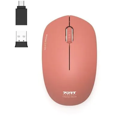 PORT DESIGNS MOUSE COLLECTION WIRELESS TERRACOTA