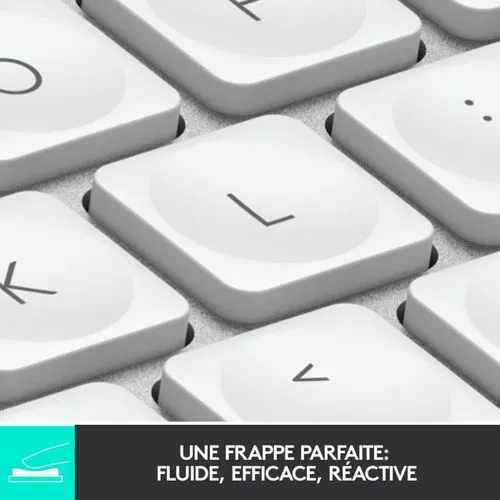 MX KEYS MINI WRLS ILLUMINATED KB PALE GREY - FRA