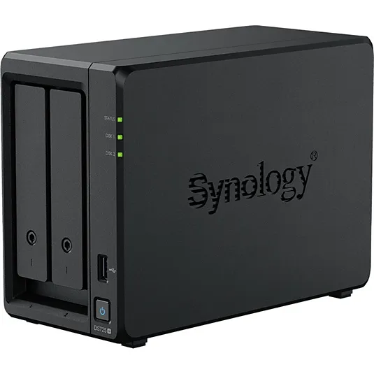 NAS SYNOLOGY DS725+ AMD Ryzen R1600 4 Go de RAM DDR4 SATA 3