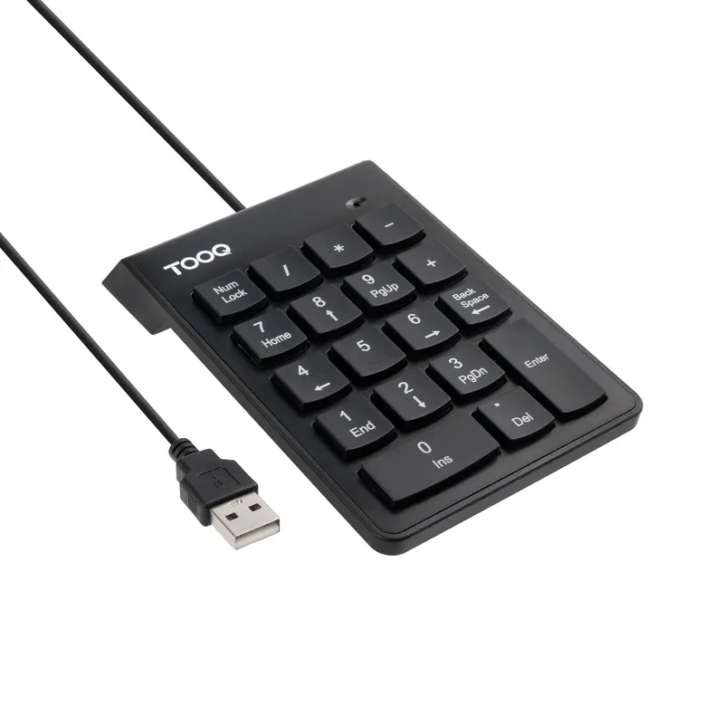 Pavé Numérique USB TooQ TQK-2001-B (Noir) - TQK-2001-B