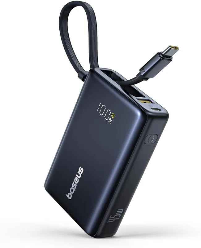 POWERBANK 10 000MAH USB-C IN & OUT AVEC ECRAN LCD