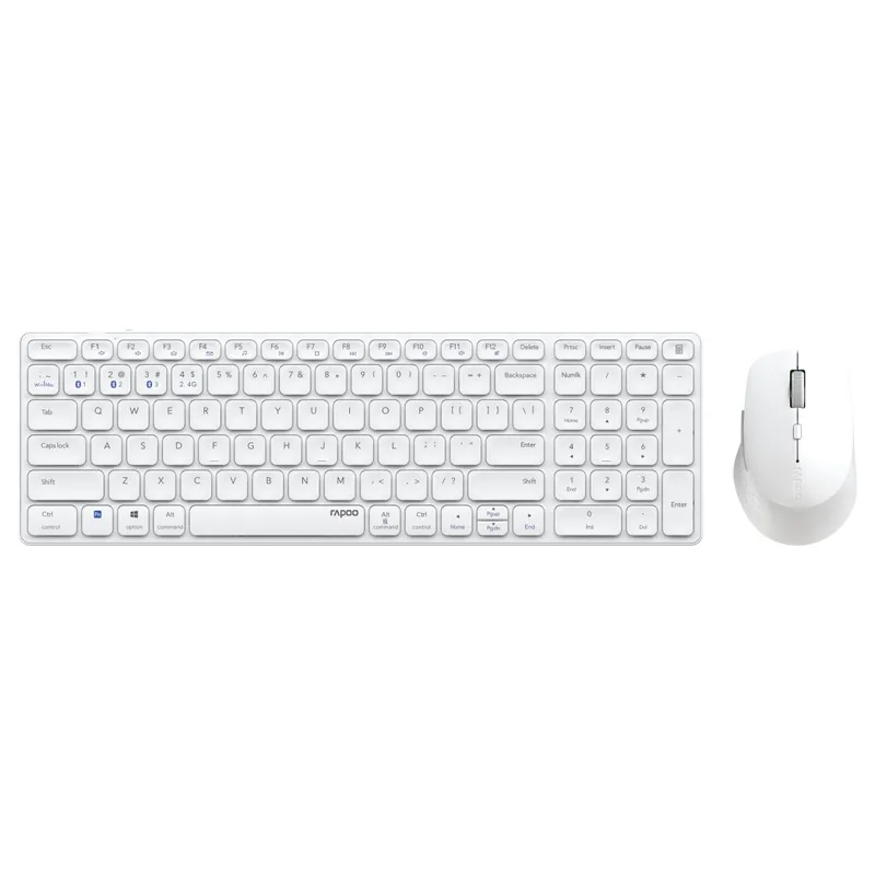 RAPOO 9700M Kit ultra-slim ss fil multimode, clavier ss fil+souris W