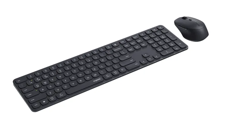RAPOO CLAVIER 9810M Multimode Wireless Blade Combo Full size - D GREY