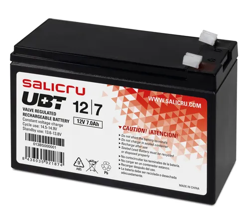 SALICRU BATTERIE AGM pour ONDULEUR UBT 12V / 7,0Ah