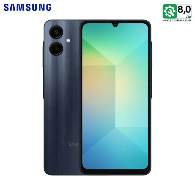 SAMSUNG Galaxy A06 (A065F) 4/64Go DS 6,7 * Black (TCP 12€ incl.)