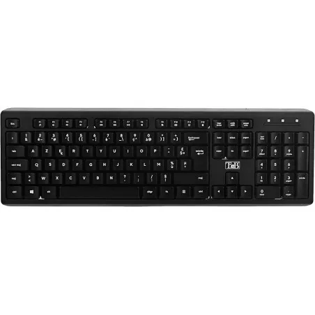 Souris filaire + clavier AZERTY noir
