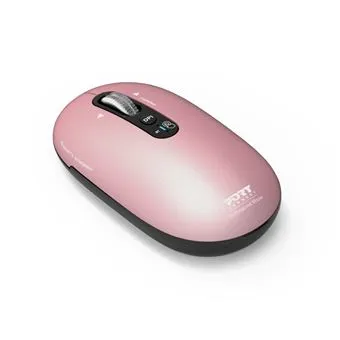 Souris sans fil & Bluetooth rechargeable PURE MAC - Rose
