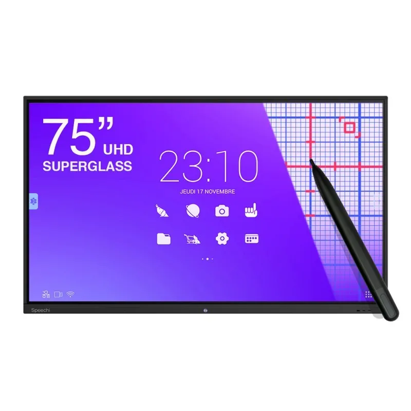 ST-75-UHD-AND-HP-007-S-LTM Superglass 75" Wifi+licence inclus