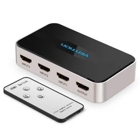 Switch HDMI Vention 3 ports (3 entrées / 1 sortie) (Gris) - AFFH0