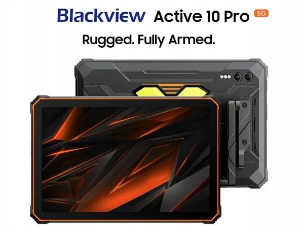 Tablette BLACKVIEW Active 10 Pro 5G 10,9'' 12/512Go WiFi/5G Cam IR Or