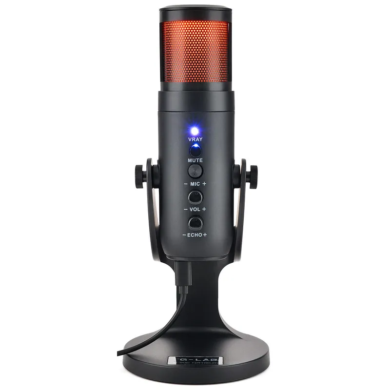 THE G-LAB K-MIC-NATRIUM Microphone Directionnel RGB USB