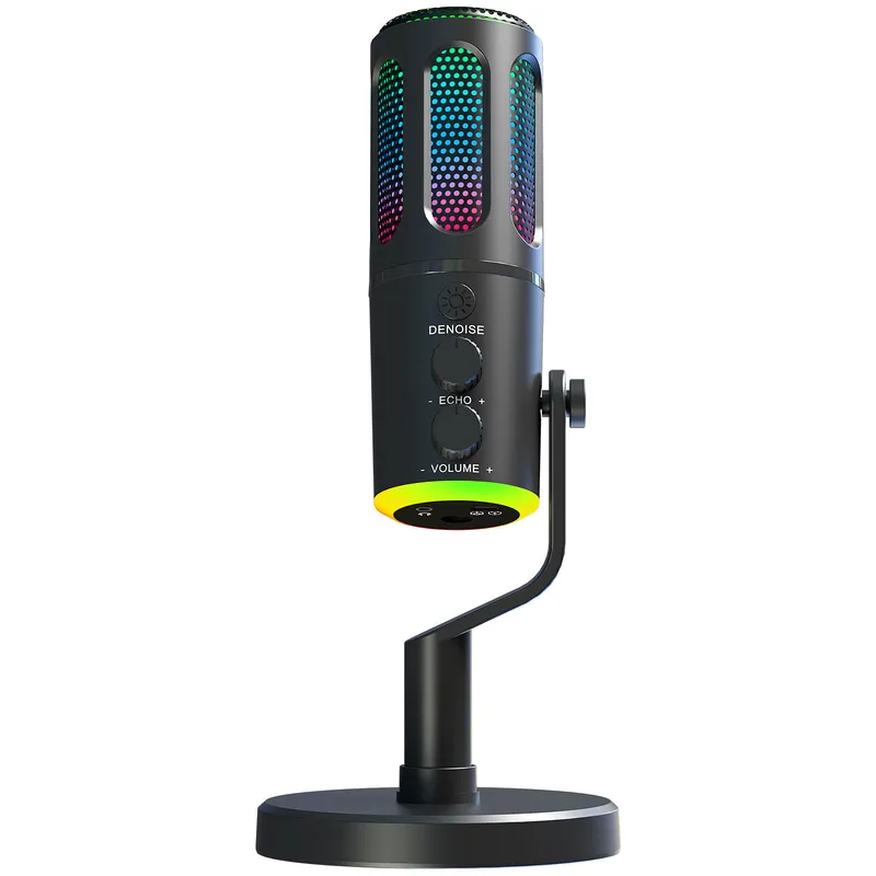 THE G-LAB K-MIC-NEON Microphone GAMING filaire RGB Cardioide ENC
