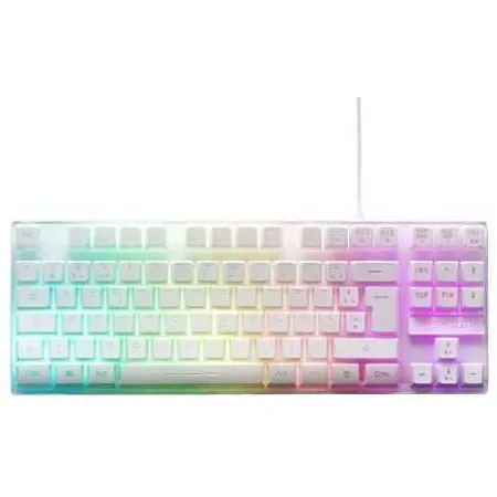 THE G-LAB KEYZ-CAESIUM-TKL Clavier GAMING Membrane TKL Blanc
