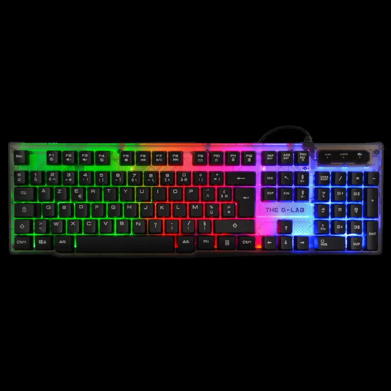 THE G-LAB KEYZ-NEON/FR CLAVIER LUMINEUX RGB USB