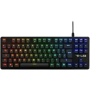 THE G-LAB KEYZ-PLATI-TKL Clavier GAMING Mécanique RGB TKL Ultra fin