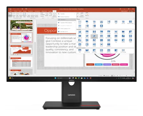LENOVO ThinkVision T27i-40 FHD HDMI VGA DP 3y