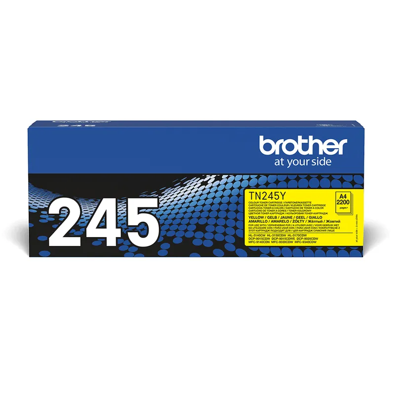 BROTHER TN-245 TONER JAUNE 2200 PAGES