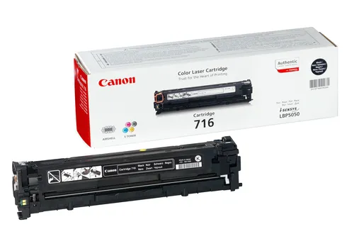 TONER CANON 716 BK (Noir) 2300p. pour LBP5050/MX80XX