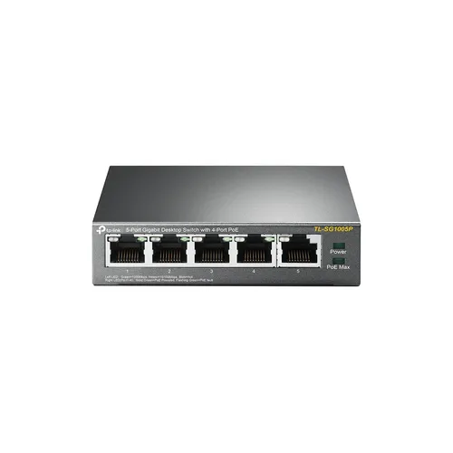 TP-LINK TL-SG1005P SWITCH 5 ports GbLAN dont 4xPoE (65W)