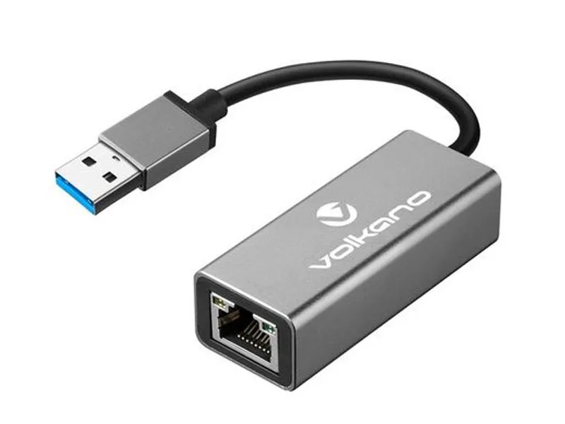 VOLKANO VK-20166-GM Adaptateur USB3.0 (M) vers GbLAN 10/100/1000
