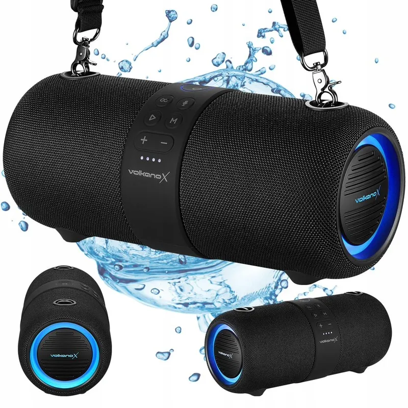 VOLKANO VK-3203-BK PYTHON Series HAUT-PARLEUR Bluetooth 2x 9W IPX6