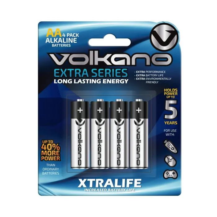 Volkano VK-8100-BL Blister DE 4 Piles Type AA LR06